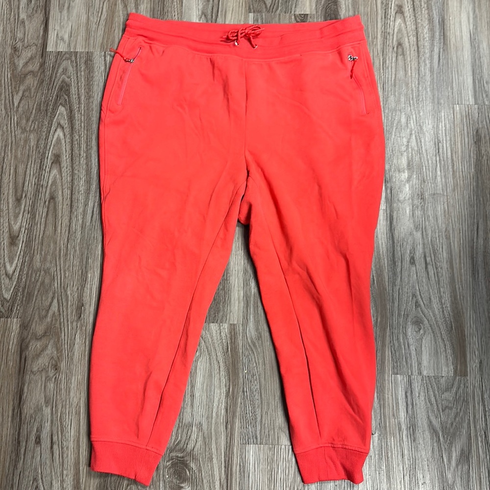 Super soft red jogger pants 2X